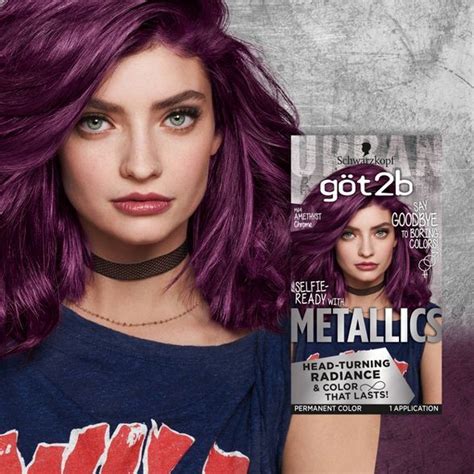 metallic box hair color|metallic hair color images.